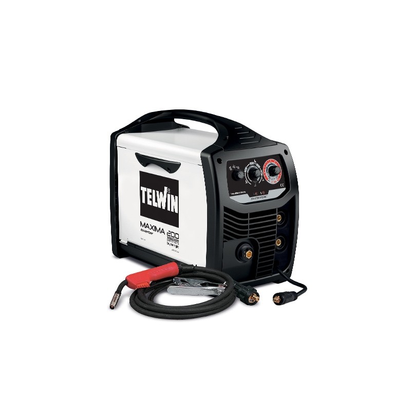Telwin Maxima 200 Synergic - Saldatrice Inverter a Filo cod.816087 Telwin Maxima 200 Synergic - Saldatrice Inverter a Filo cod.816087