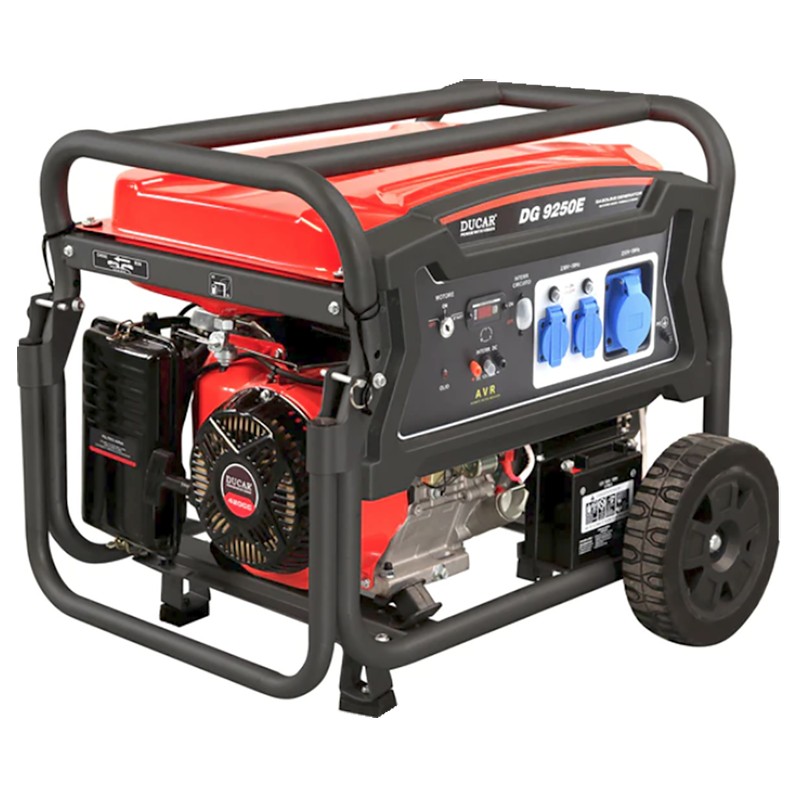 Ducar DG 9250 E - Groupe électrogène à moteur essence silencieux