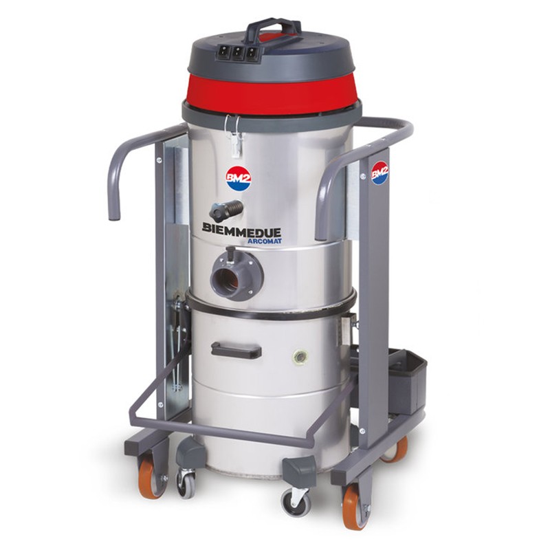BIEMMEDUE MT 40 - Aspirateur humide industriel 3 moteurs Corps en acier inoxydable