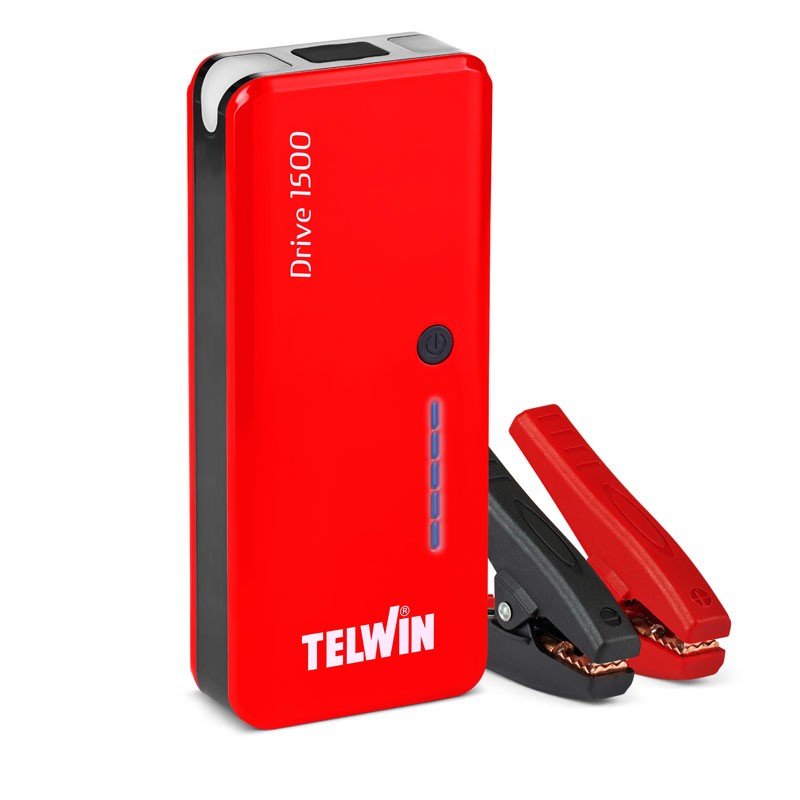 Telwin Drive 1500 Banque d'alimentation de démarrage multifonction 12 V  Lithium