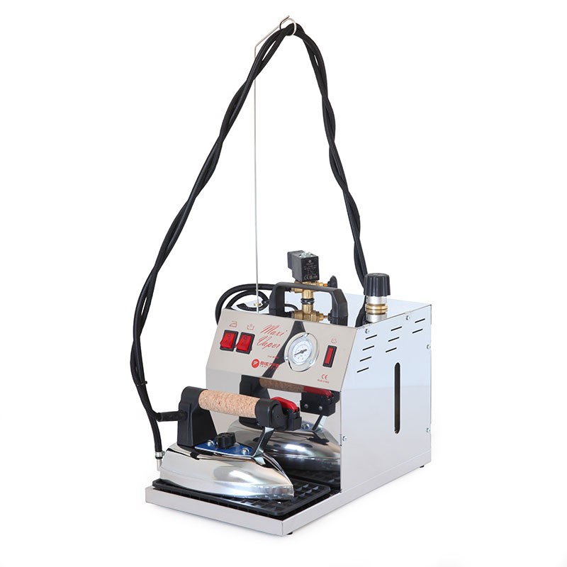 Générateur de vapeur Bieffe Farinelli Maxi Vapor BF003CE en acier inoxydable avec fer à repasser professionnel