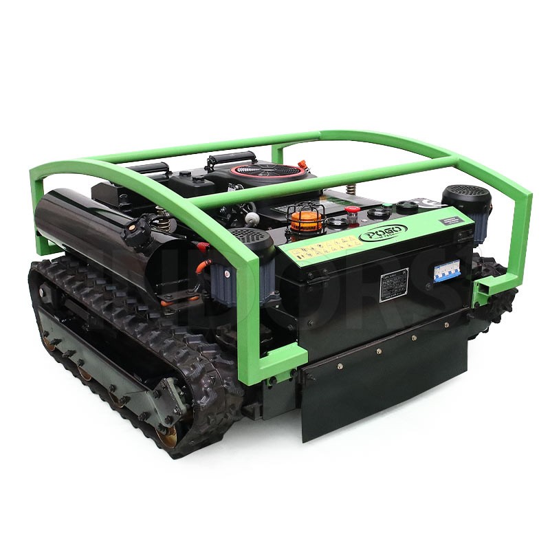 Pogo M-Tech SKK 80 - Tondeuse à gazon robotisée radiocommandée - Pentes jusqu'à 50° - Moteur Loncin 452 cm3