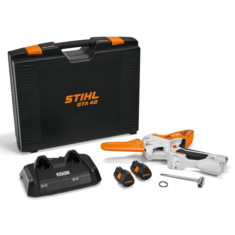 Stihl GTA 40 Set Complet - Élagueuse à batterie + 2 batteries + chargeur + mallette