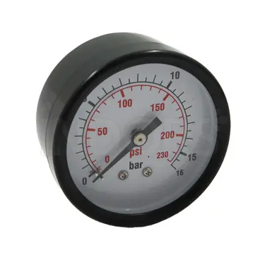 Manomètre Abac 1127110030 pour compresseurs d'air avec raccord 1/4'' 230 bar