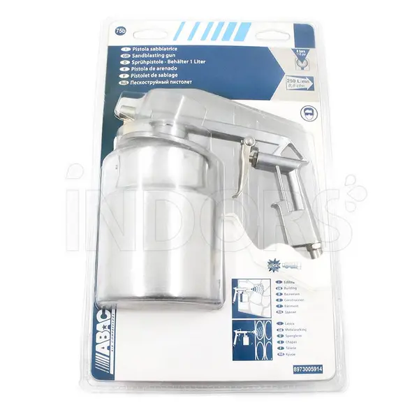 Abac 8973005914 - Pistolet de sablage pour compresseur 250 L/min