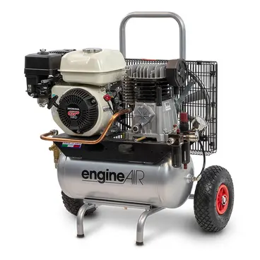 Compresseur d'essence ABAC EngineAIR 4/22 LT avec réservoir de 22 L et roues