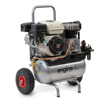 Compresseur d'essence ABAC EngineAIR 4/22 LT avec réservoir de 22 L et roues