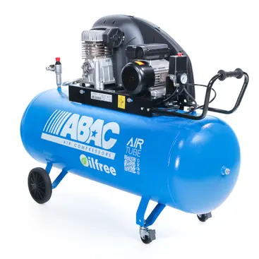 Compresseur d'air Abac EXPert A39B-0 200 cm³ - 10 bars avec réservoir de 200 L