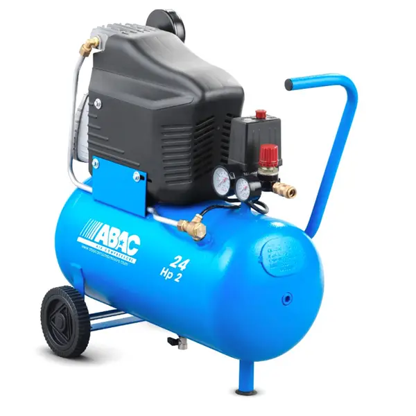 Compresseur sur chariot Abac Pole Position L20 - 24 L, code 1129100021