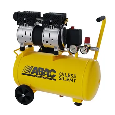 Compresseur d'air Abac Pole Position XT SIL 10 - 1129981175 8 bars avec réservoir de 24 L