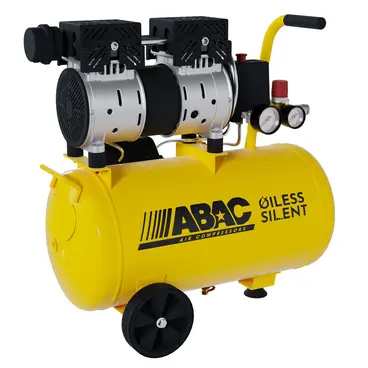 Compresseur d'air Abac Pole Position XT SIL 10 - 1129981175 8 bars avec réservoir de 24 L
