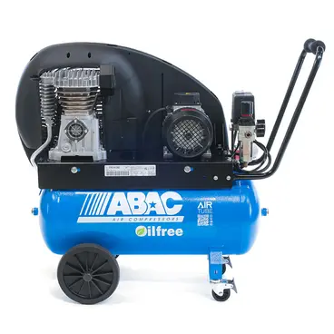 Compresseur à piston sans huile à entraînement par courroie ABAC EXP A29B-0 50 CM2/CT2