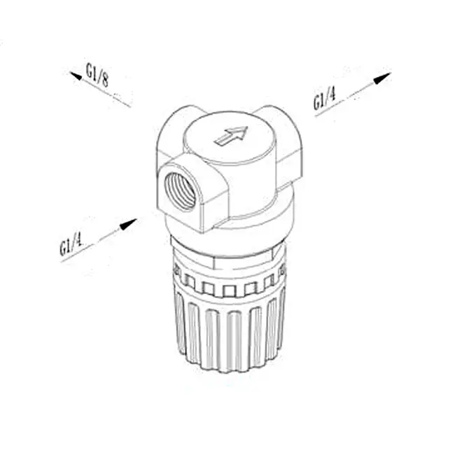 Régulateur de pression Abac 1127100064 pour compresseurs d'air 25 à 50 L