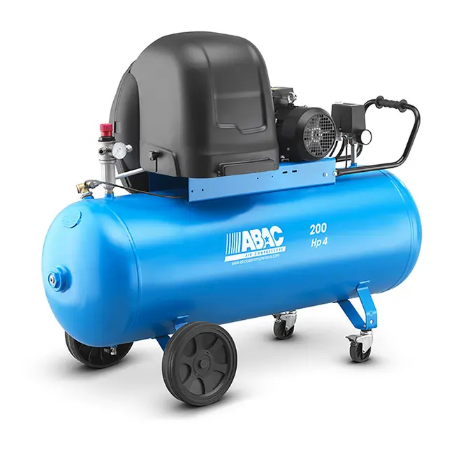Compresseur d'air silencieux ABAC S A39B 200 CT4 - 4 CV avec réservoir de 200 L 4116007356