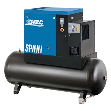 ABAC SPINN 5,5 - 15 kW - Compresseur Rotatif à Vis avec Réservoir 270 L