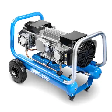 Compresseur d'air à cycle continu Abac Tech Pro ATF-S 4 5+5 10 10 bar 4 CV avec réservoir de 5+5 L