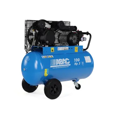 Compresseur à piston monophasé Abac VCF3/100 CM3 - 3 CV avec moteur bicylindre en V