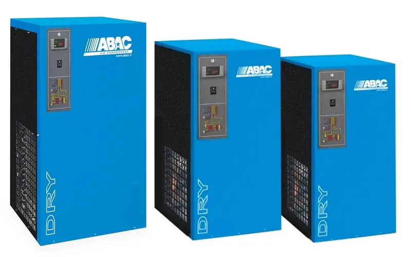 Versions ABAC DRY de DRY 165 à DRY 360 - Sécheur d'air comprimé