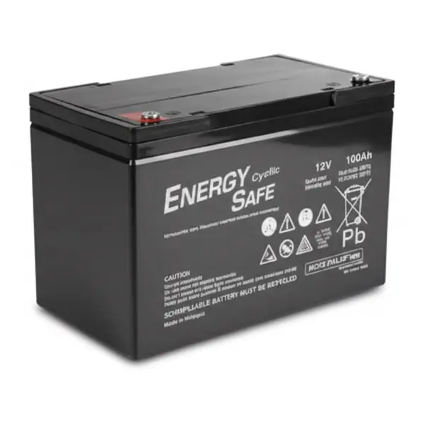 Accu Italia Energy Safe Cyclic 12V 100 Ah 004121002 - Batterie au plomb AGM pour applications électriques