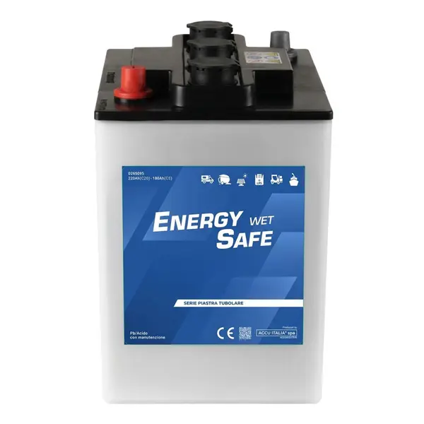 Accu Italia ES06250T 0365096 - Batterie plomb-acide 6V 250 Ah pour véhicules électriques