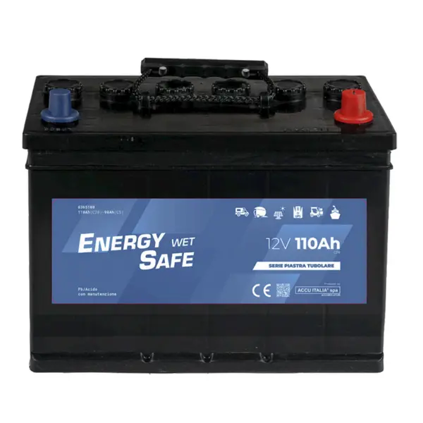 Accu Italia ES12110T 0365100 - Batterie plomb-acide 12 V 60 Ah pour véhicules électriques