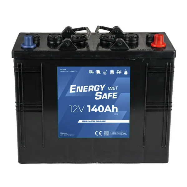 Accu Italia ES12140T 0365098 - Batterie au plomb-acide 12 V 140 Ah pour équipements électriques