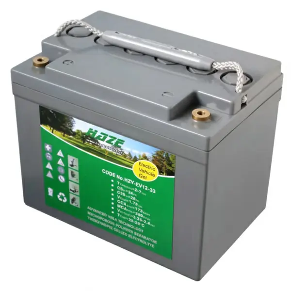 Haze HZY12-33EV 7715120033 - Batterie gel 12 V 36,4 Ah pour véhicules électriques et professionnels