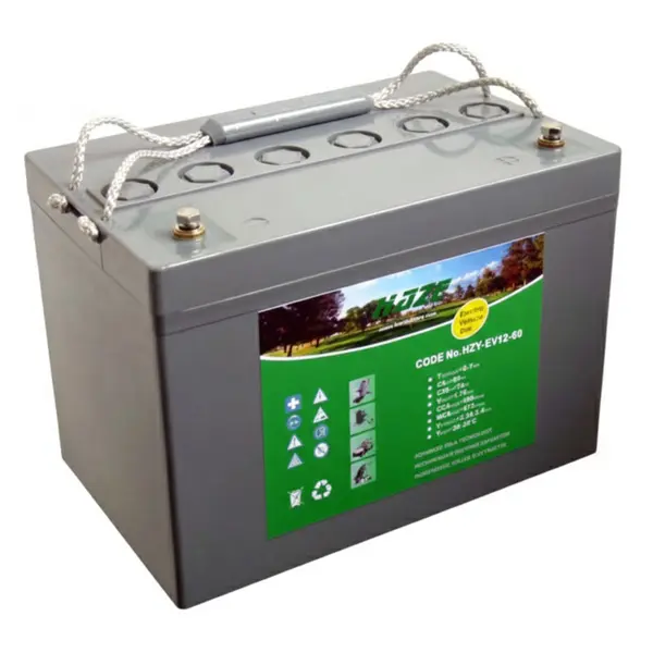 Haze HZY12-60EV 7715120060 - Batterie gel 12 V 74,8 Ah pour véhicules électriques et professionnels