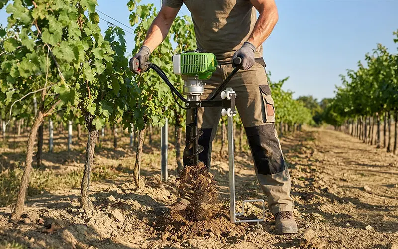 Active T143 - Tarière professionnelle avec système anti-rotation