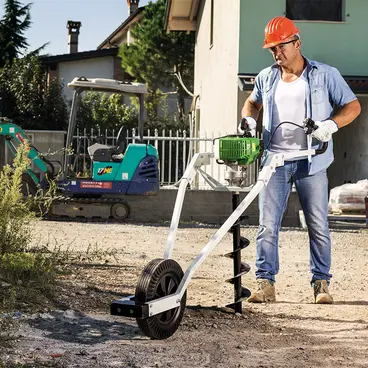 Tarière professionnelle Active T152 - 1600001 avec roue lestée