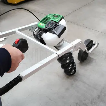 Active T152 - Tarière professionnelle avec roue lestée