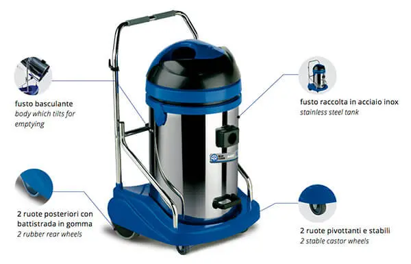 Caractéristiques de l'aspirateur Annovi Reverberi 50183
