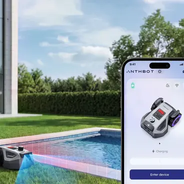 Anthbot M5 Pro - Robot Tondeuse sans fil périmétrique avec LiDAR 360° + RTK & NetRTK + Vision IA double