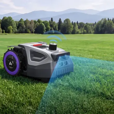 Anthbot M5 Pro - Robot Tondeuse sans fil périmétrique avec LiDAR 360° + RTK & NetRTK + Vision IA double