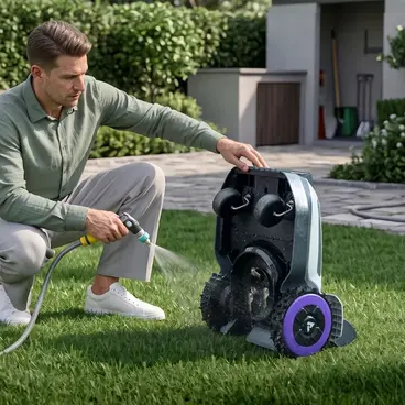 Anthbot N8 - Robot Tondeuse 4 en 1 avec Bac de Récupération 23 L