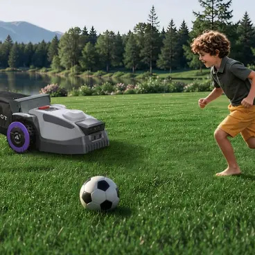 Anthbot N8 - Robot Tondeuse 4 en 1 avec Bac de Récupération 23 L