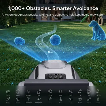 Anthbot N8 - Robot Tondeuse 4 en 1 avec Bac de Récupération 23 L