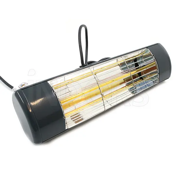 Victory Lighting HLW15AG - Lampe chauffante infrarouge blanche de 1,5 kW