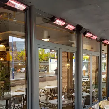 Victory Lighting HLW30BG - Lampe Infrarouge Double Chauffage 3000 W