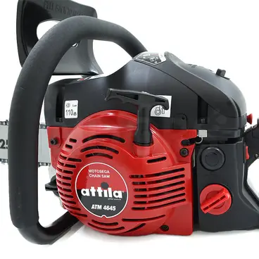 Attila ATM 46455 - Tronçonneuse à essence à démarrage manuel et à rappel automatique