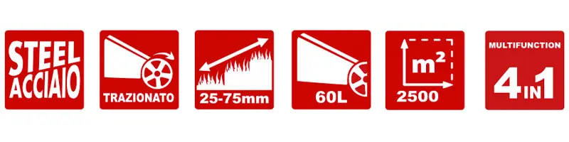 Attila AT 485 SQ - Tondeuse à gazon autotractée à essence en acier