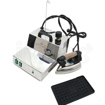 Battistella Vaporbaby Eco Inox - Générateur de vapeur avec chaudière de 2,2 L et fer d'exposition