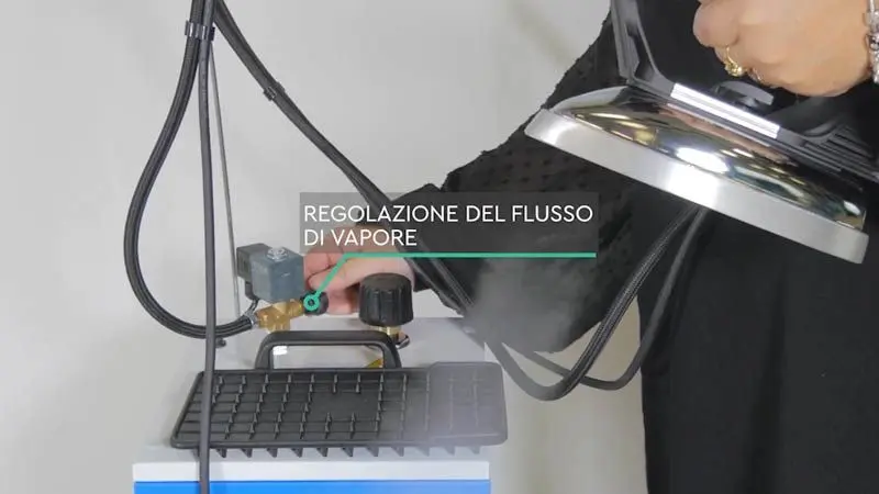 Régulation du débit de vapeur Battistella Barbara 31 - Générateur de vapeur semi-automatique