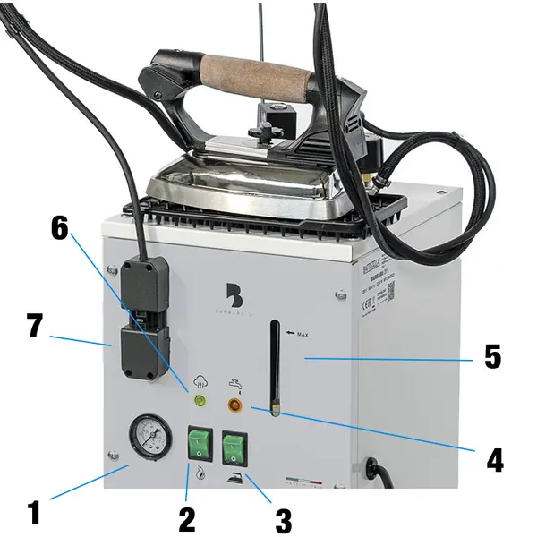 Générateur de vapeur compact de table Battistella Barbara 31