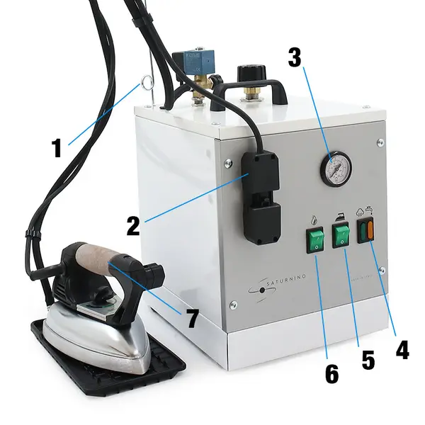 Générateur de vapeur de table Battistella Saturnino Maxi - Générateur de vapeur de table pour le repassage