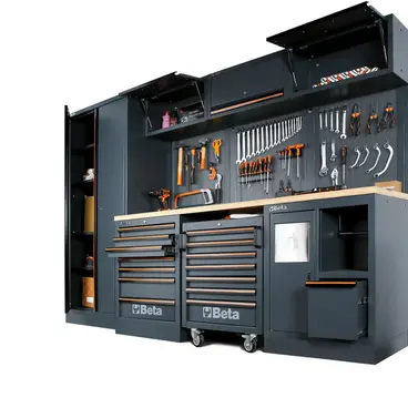 Plan de travail d'atelier Beta C45PRO 2.0 - 61,5 cm avec 268 outils inclus