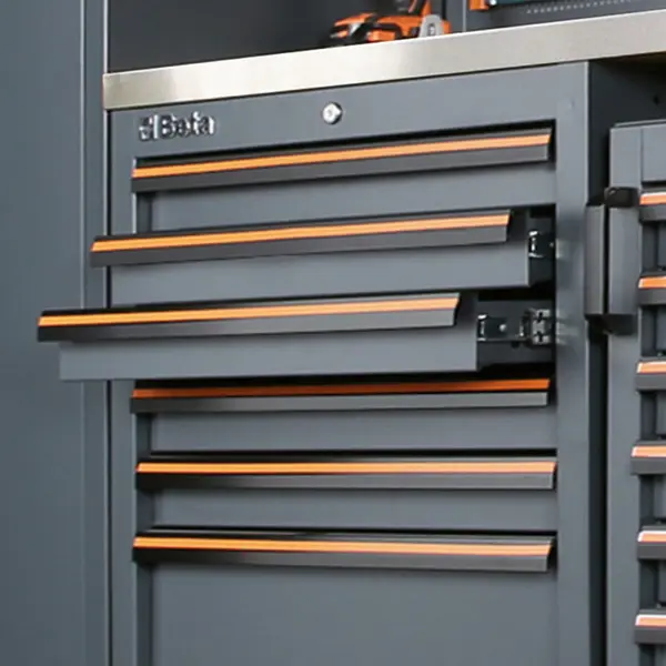 Beta C45PRO X/196UT - Plan de travail d'atelier de 46 cm avec 196 outils inclus