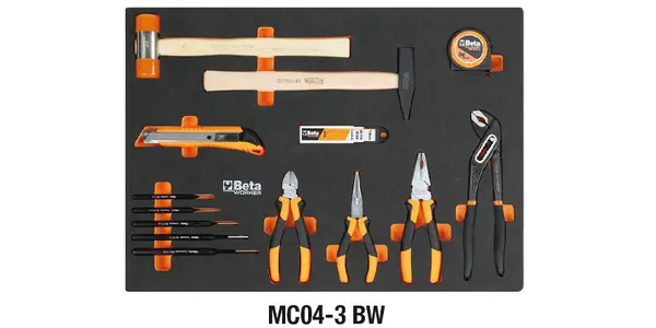 Beta C45PRO X/196UT - Plan de travail d'atelier de 46 cm avec 196 outils inclus