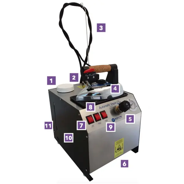 Générateur de vapeur compact Bieffe Farinelli Automatic Vapor Plus BF049 + fer