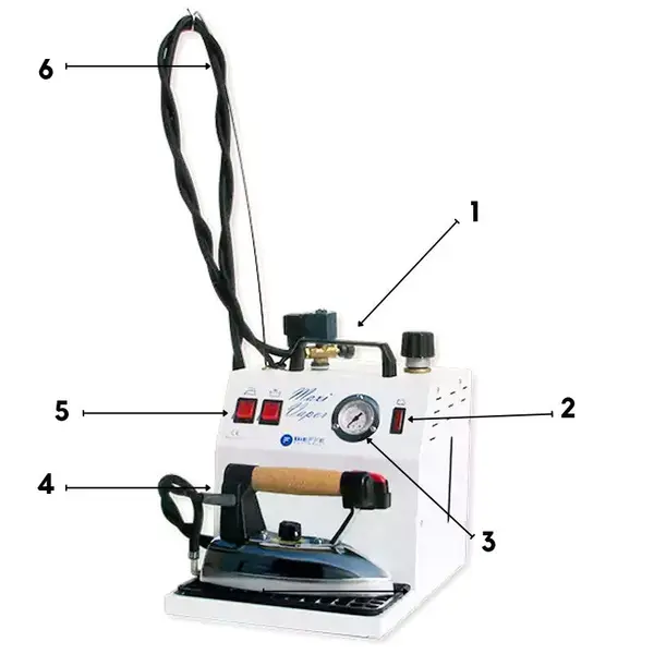Bieffe Farinelli Maxi Vapor BF004CI - Générateur de vapeur pour repassage 3,5 bars